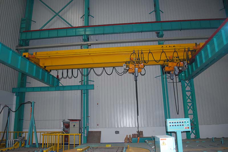 砂箱翻转专用起重机