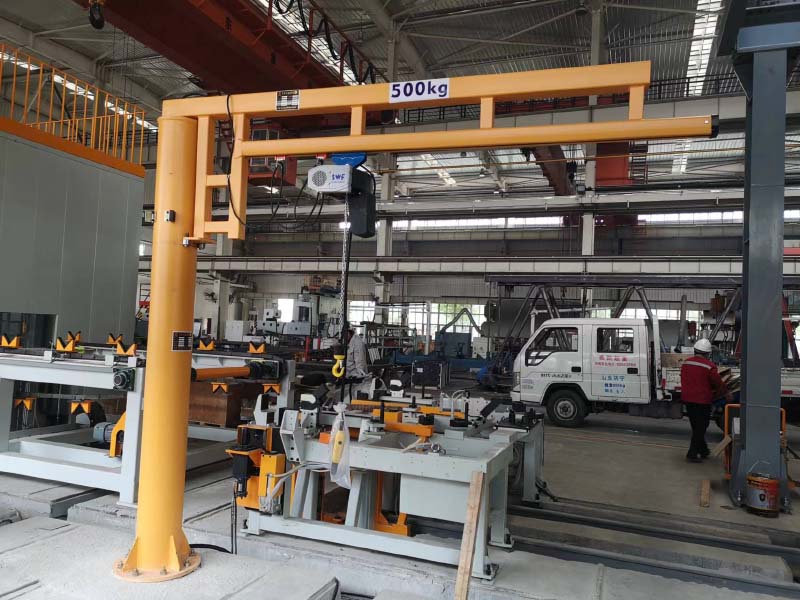 松下机器产业立柱吊施工现场